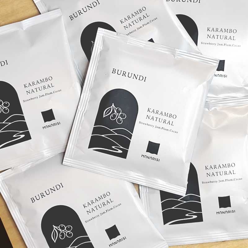 ドリップバッグ 【浅煎り】 Burundi Karambo Natural ブルンジ カランボ ナチュラル